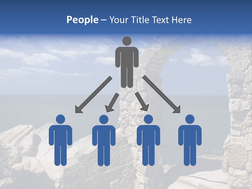 Stone Arch At Cape Kaliakra, Bulgaria PowerPoint Template