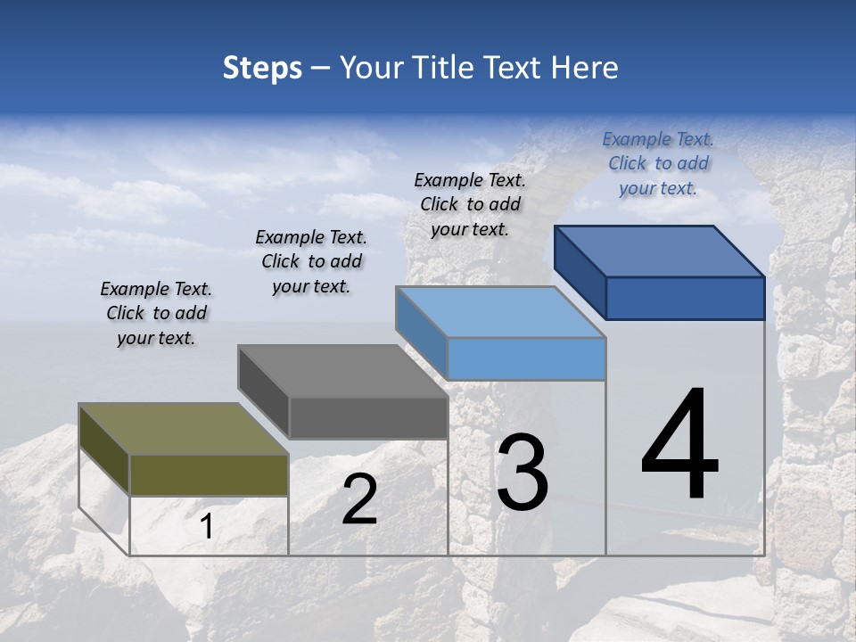 Stone Arch At Cape Kaliakra, Bulgaria PowerPoint Template