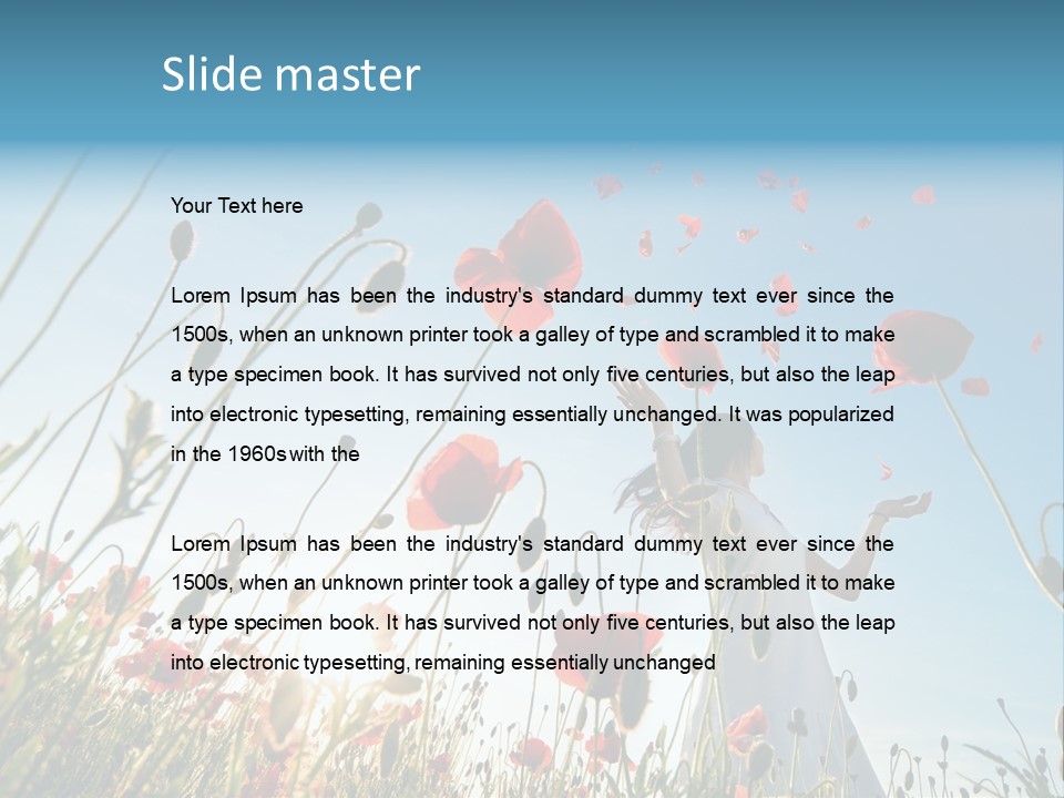 Enjoying The Nature PowerPoint Template