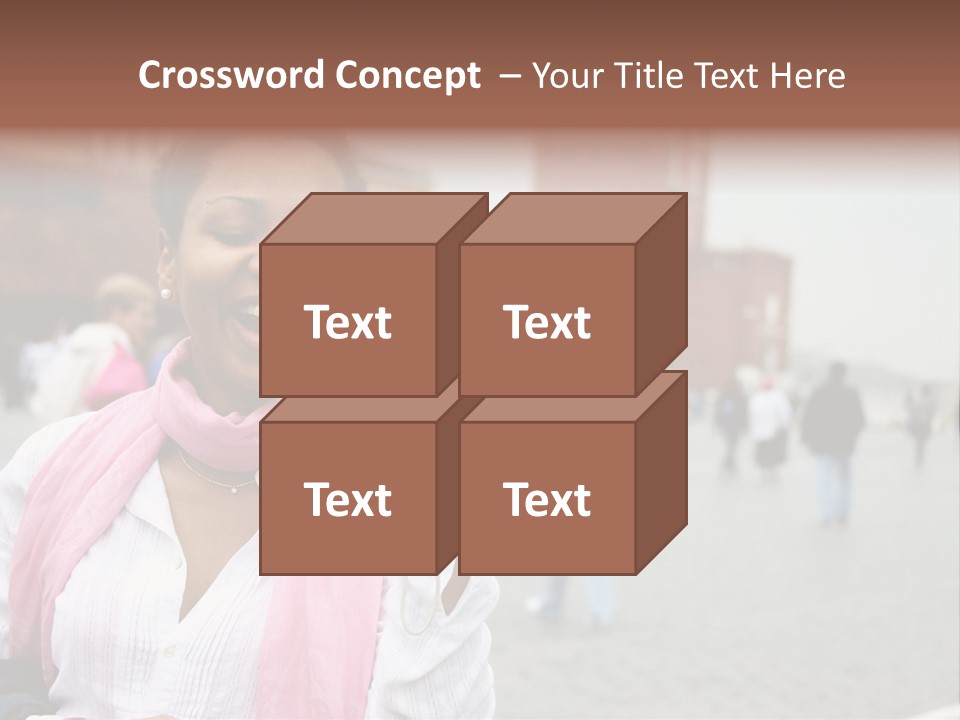 A Woman Taking A Picture With A Camera PowerPoint Template