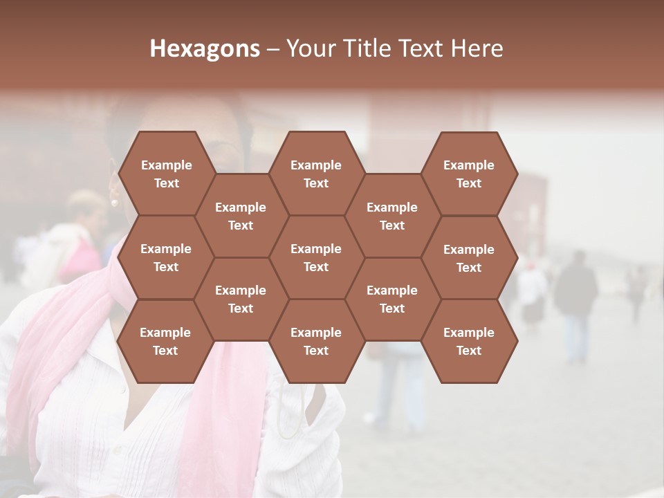 A Woman Taking A Picture With A Camera PowerPoint Template