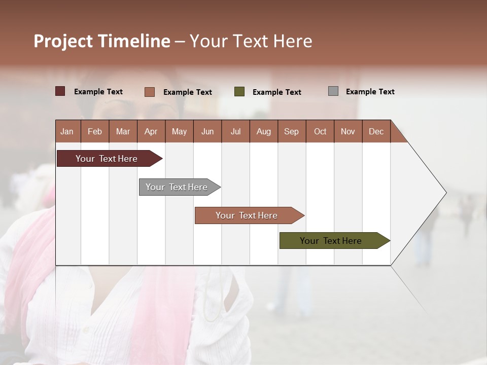 A Woman Taking A Picture With A Camera PowerPoint Template