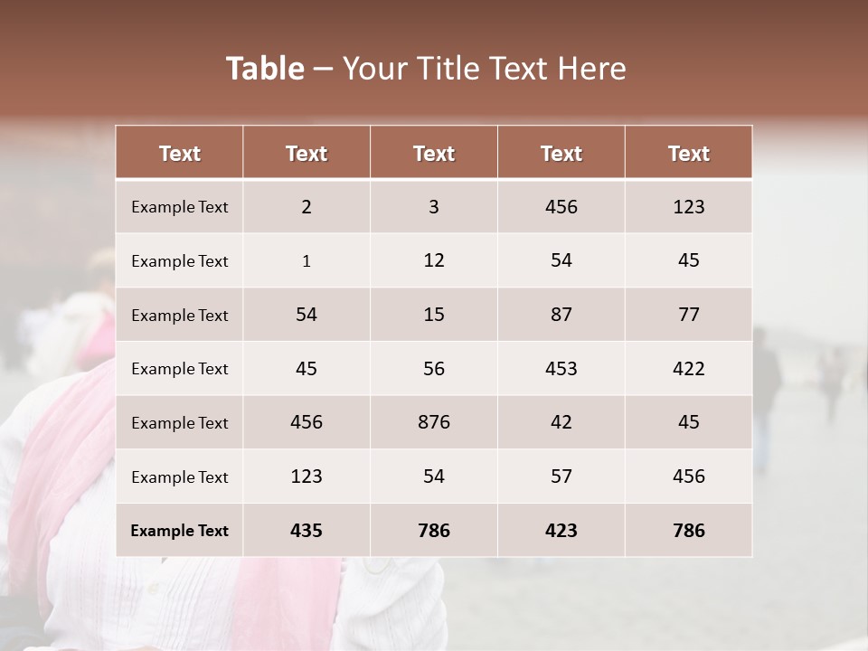 A Woman Taking A Picture With A Camera PowerPoint Template