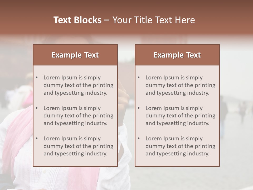 A Woman Taking A Picture With A Camera PowerPoint Template