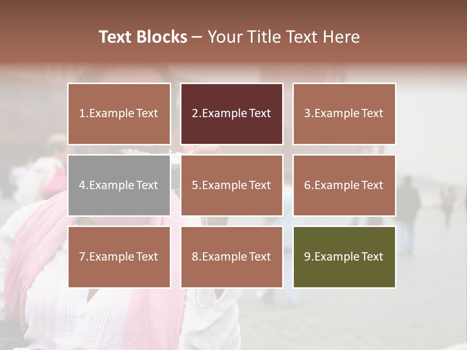 A Woman Taking A Picture With A Camera PowerPoint Template