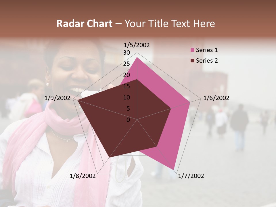 A Woman Taking A Picture With A Camera PowerPoint Template