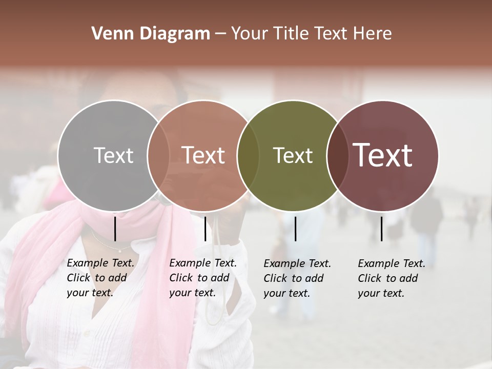 A Woman Taking A Picture With A Camera PowerPoint Template