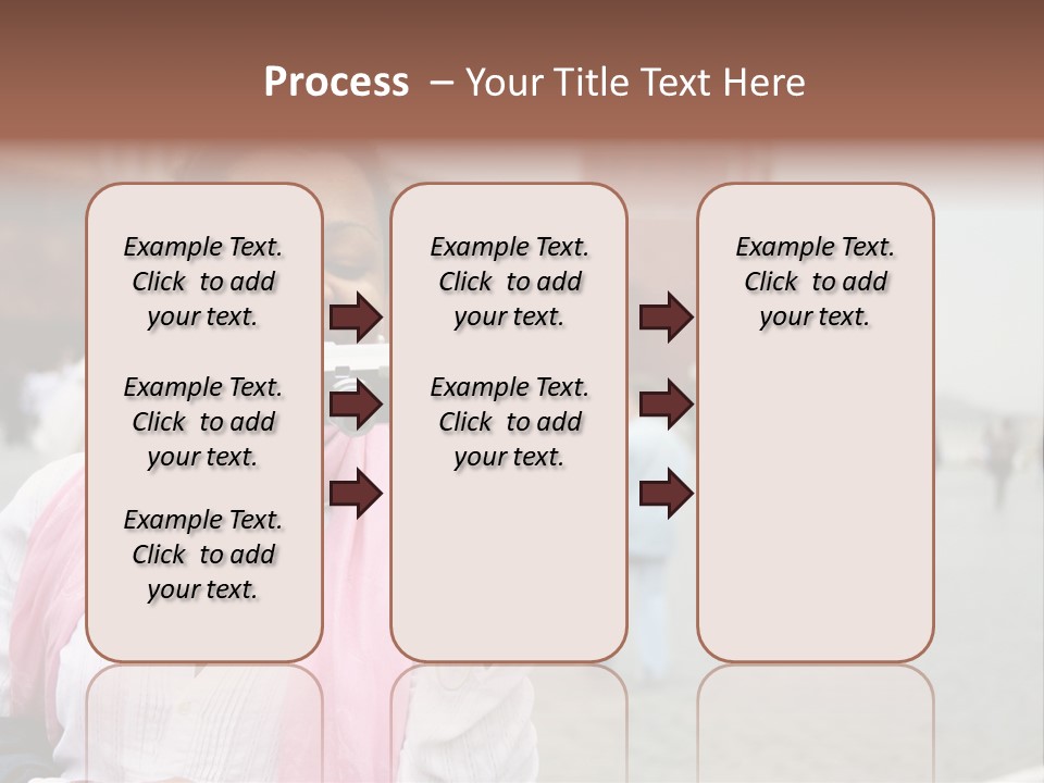 A Woman Taking A Picture With A Camera PowerPoint Template