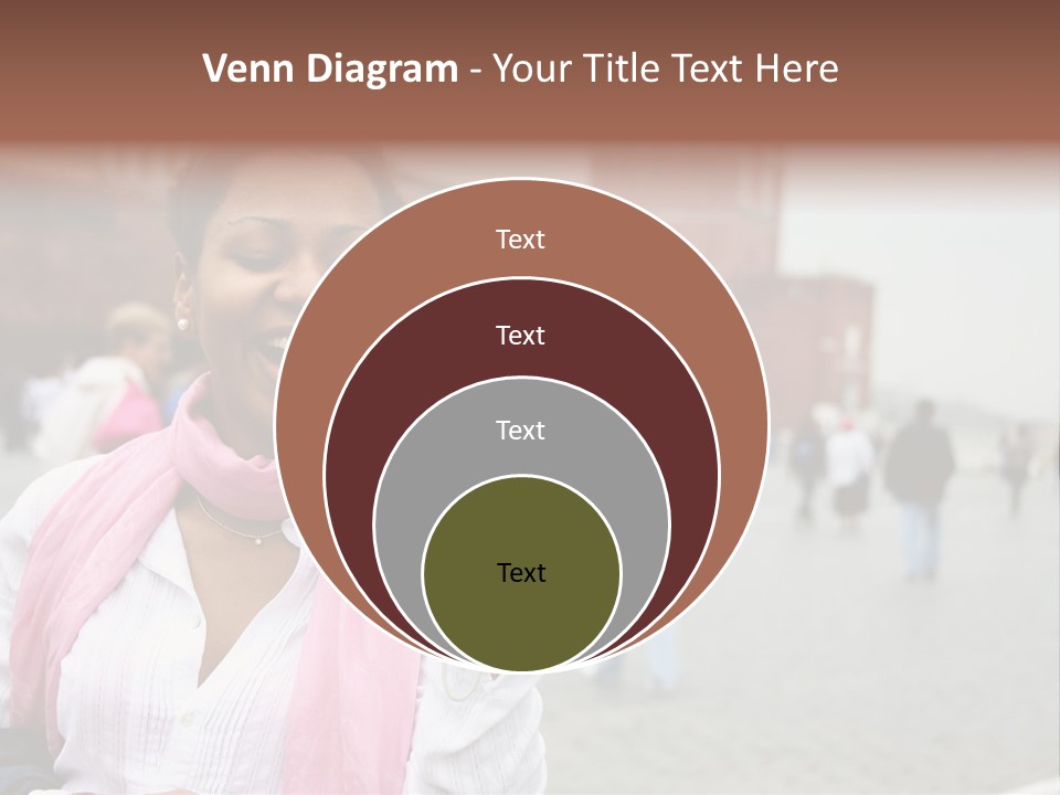 A Woman Taking A Picture With A Camera PowerPoint Template