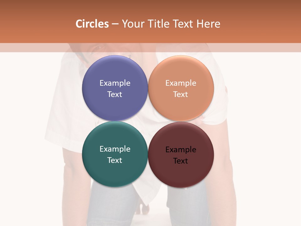 Smiling Father Carrying On His Shoulders His Little Daughter Isolated On White Background PowerPoint Template