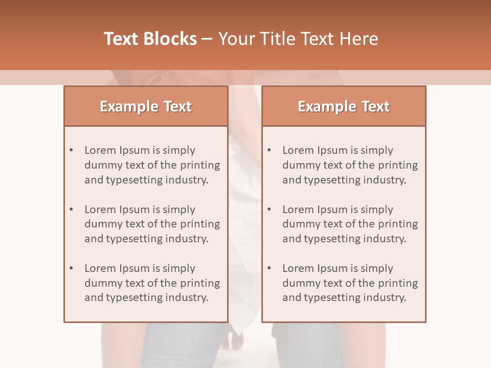 Smiling Father Carrying On His Shoulders His Little Daughter Isolated On White Background PowerPoint Template