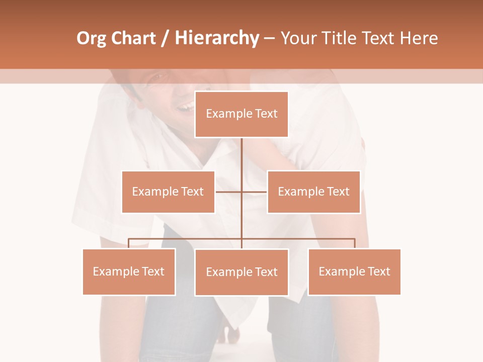 Smiling Father Carrying On His Shoulders His Little Daughter Isolated On White Background PowerPoint Template