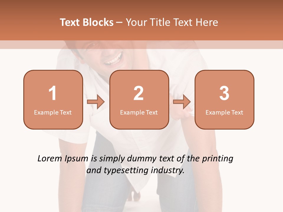 Smiling Father Carrying On His Shoulders His Little Daughter Isolated On White Background PowerPoint Template