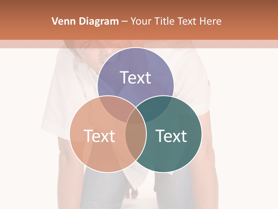 Smiling Father Carrying On His Shoulders His Little Daughter Isolated On White Background PowerPoint Template