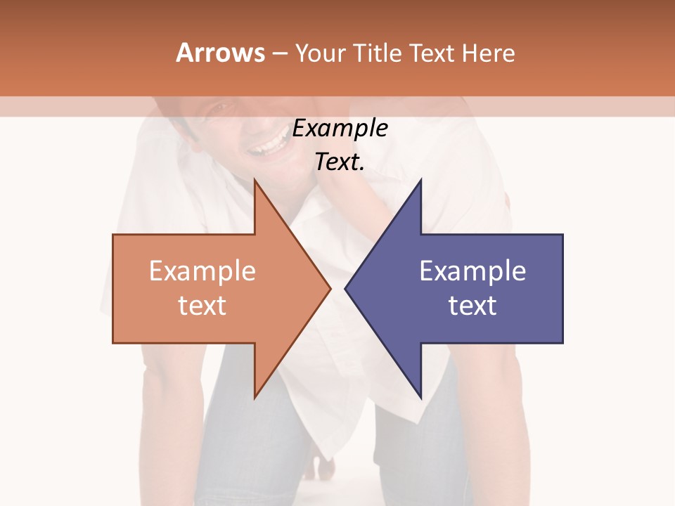 Smiling Father Carrying On His Shoulders His Little Daughter Isolated On White Background PowerPoint Template