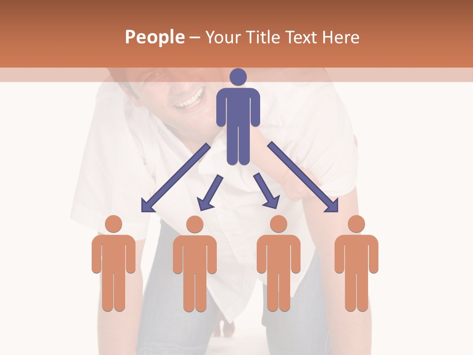 Smiling Father Carrying On His Shoulders His Little Daughter Isolated On White Background PowerPoint Template