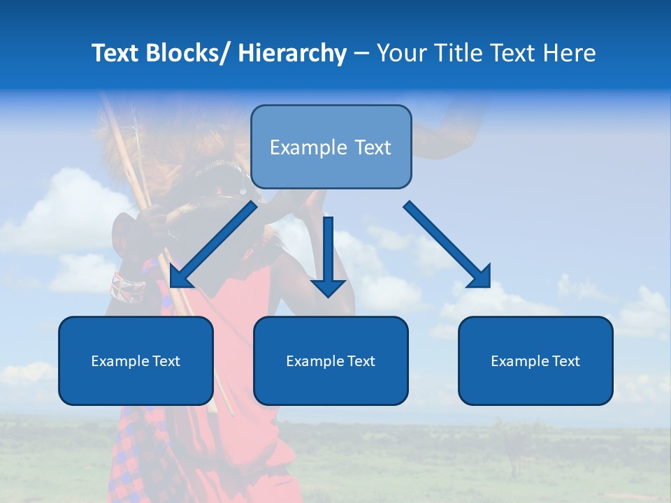 A Person With A Large Horn And A Headdress PowerPoint Template