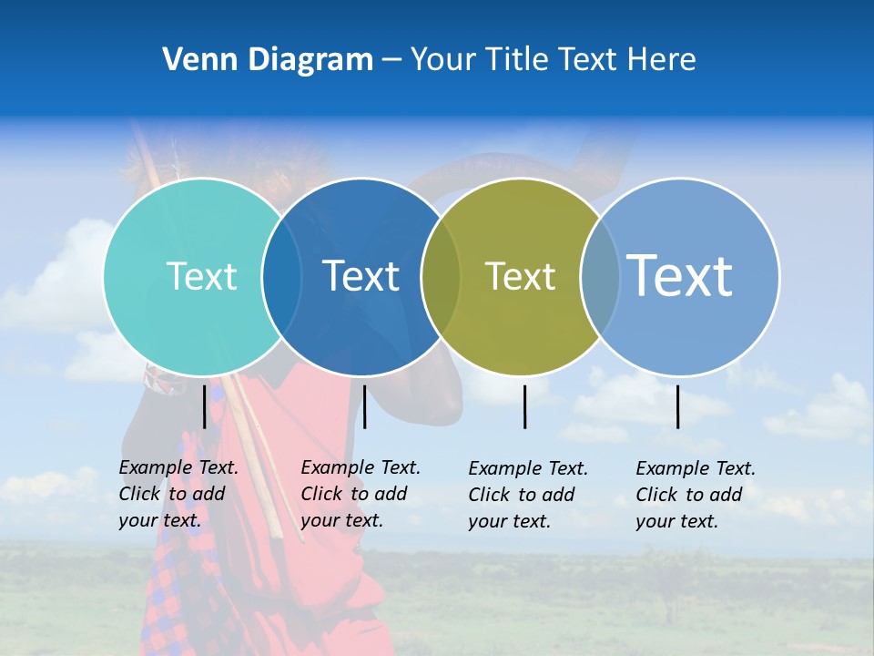 A Person With A Large Horn And A Headdress PowerPoint Template