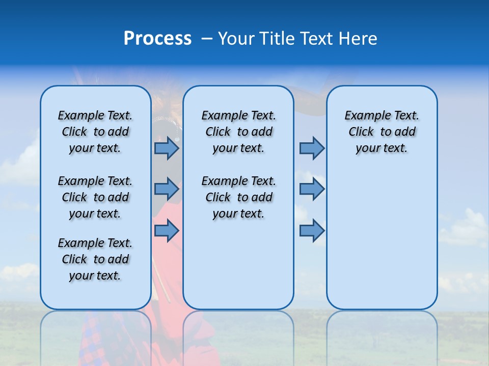 A Person With A Large Horn And A Headdress PowerPoint Template
