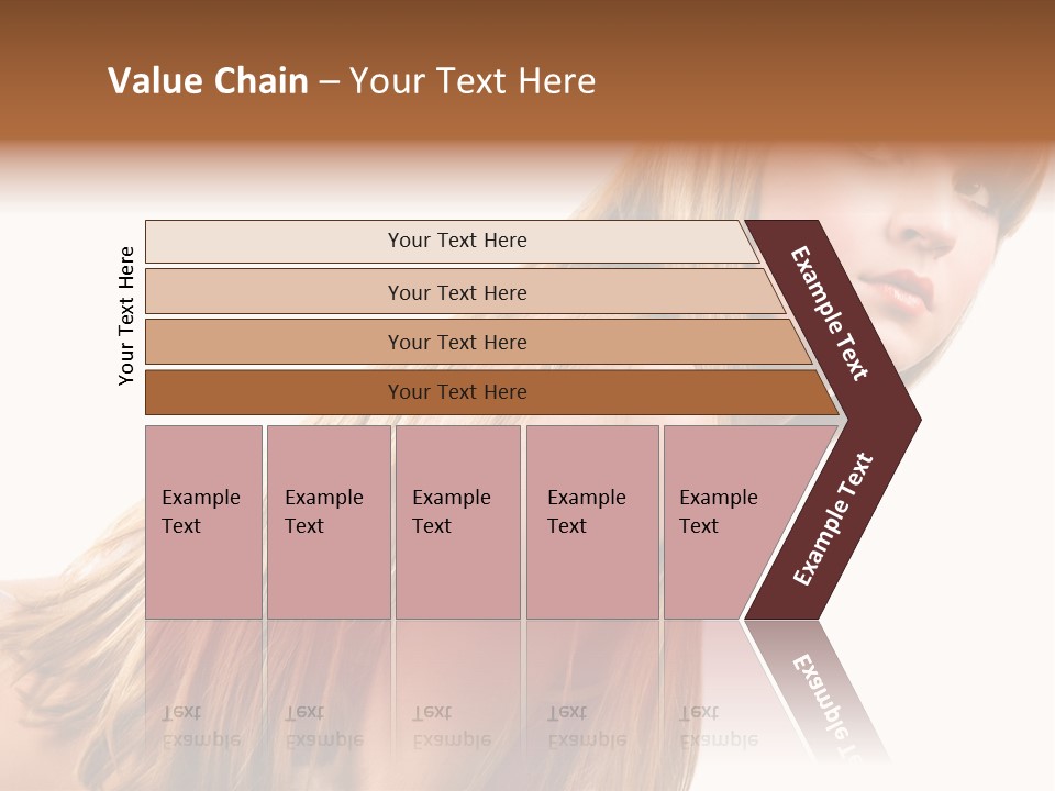 A Woman With Long Blonde Hair Is Posing For A Picture PowerPoint Template