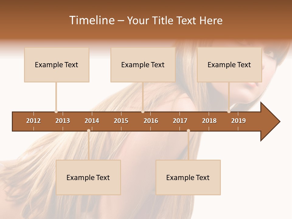 A Woman With Long Blonde Hair Is Posing For A Picture PowerPoint Template