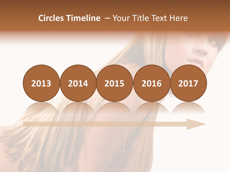 A Woman With Long Blonde Hair Is Posing For A Picture PowerPoint Template