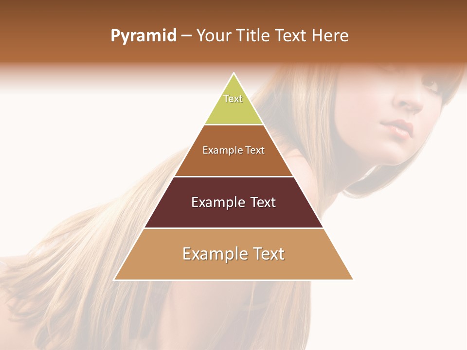 A Woman With Long Blonde Hair Is Posing For A Picture PowerPoint Template