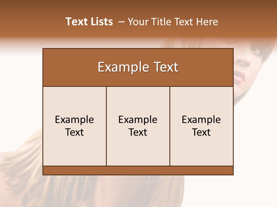A Woman With Long Blonde Hair Is Posing For A Picture PowerPoint Template