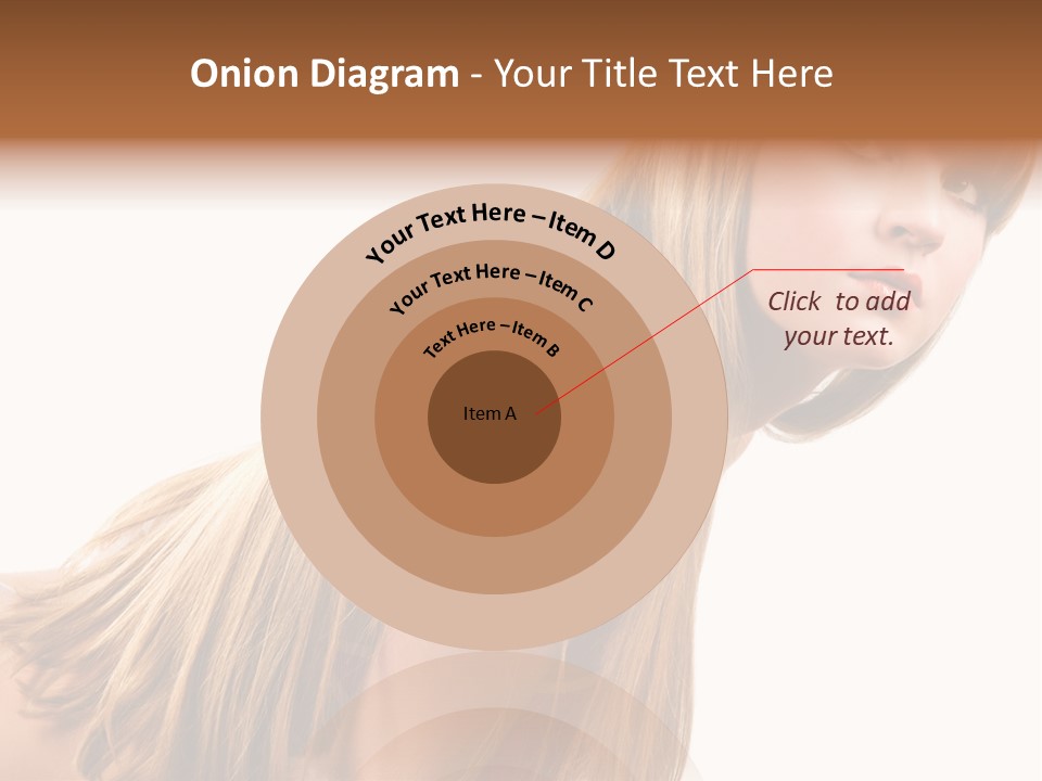 A Woman With Long Blonde Hair Is Posing For A Picture PowerPoint Template