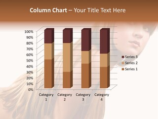 A Woman With Long Blonde Hair Is Posing For A Picture PowerPoint Template