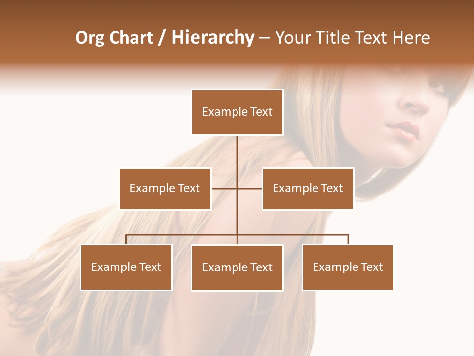 A Woman With Long Blonde Hair Is Posing For A Picture PowerPoint Template