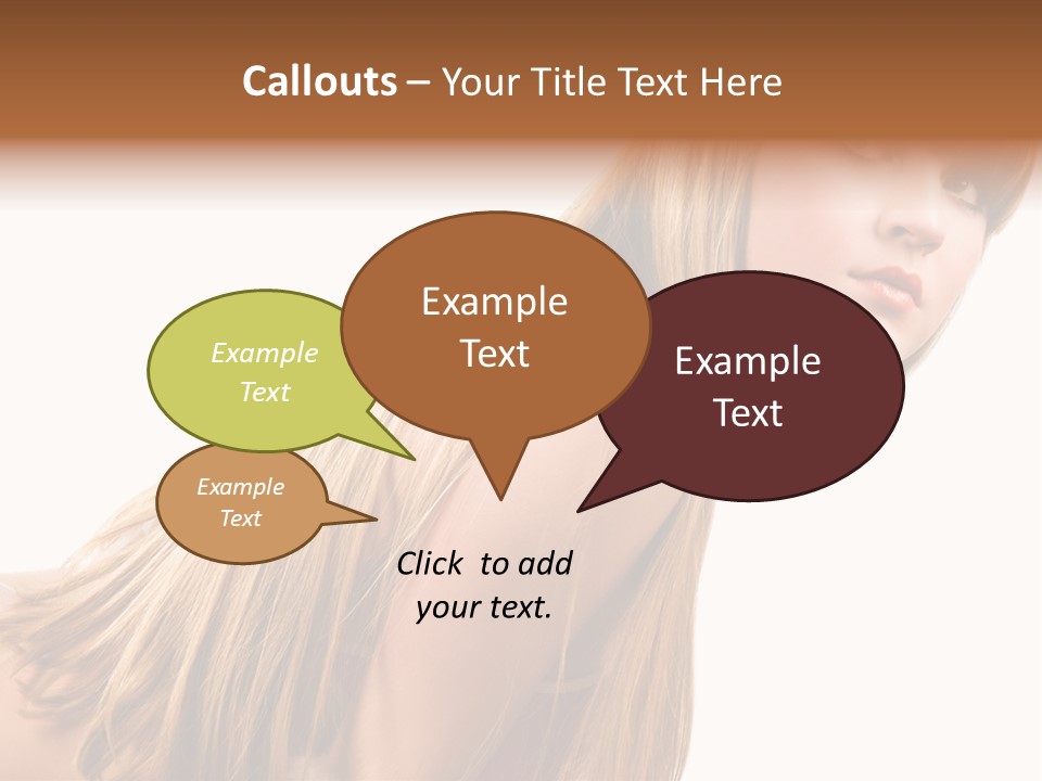 A Woman With Long Blonde Hair Is Posing For A Picture PowerPoint Template
