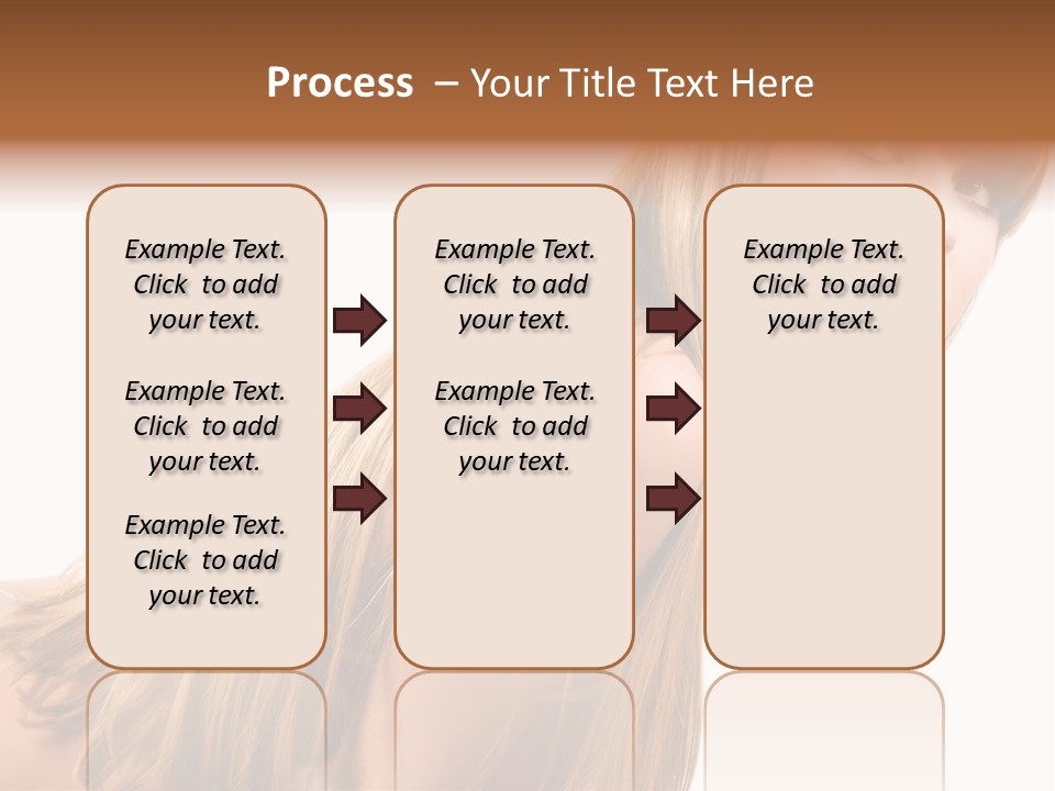 A Woman With Long Blonde Hair Is Posing For A Picture PowerPoint Template