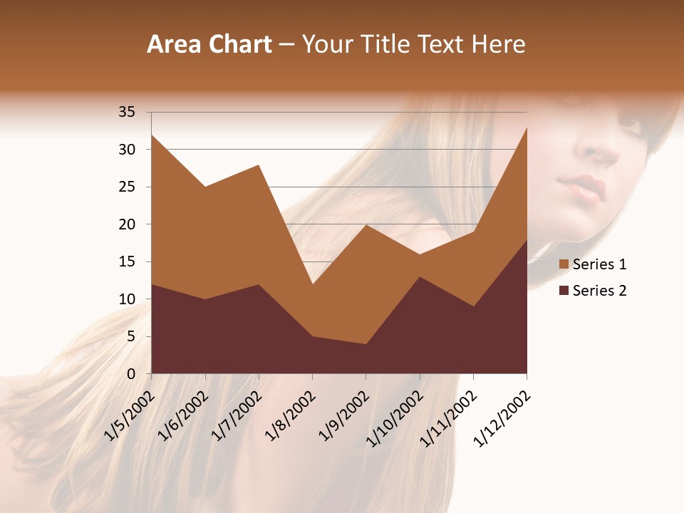 A Woman With Long Blonde Hair Is Posing For A Picture PowerPoint Template