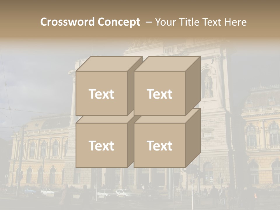 Keleti Railway Station In Budapest PowerPoint Template