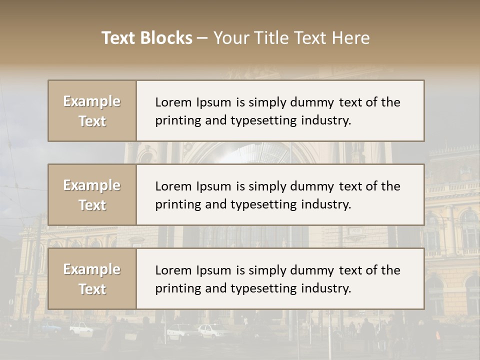 Keleti Railway Station In Budapest PowerPoint Template