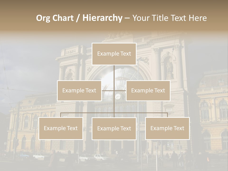 Keleti Railway Station In Budapest PowerPoint Template