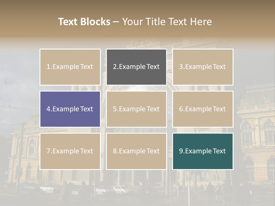 Keleti Railway Station In Budapest PowerPoint Template