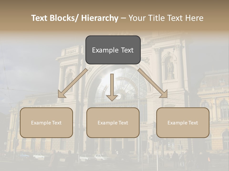 Keleti Railway Station In Budapest PowerPoint Template