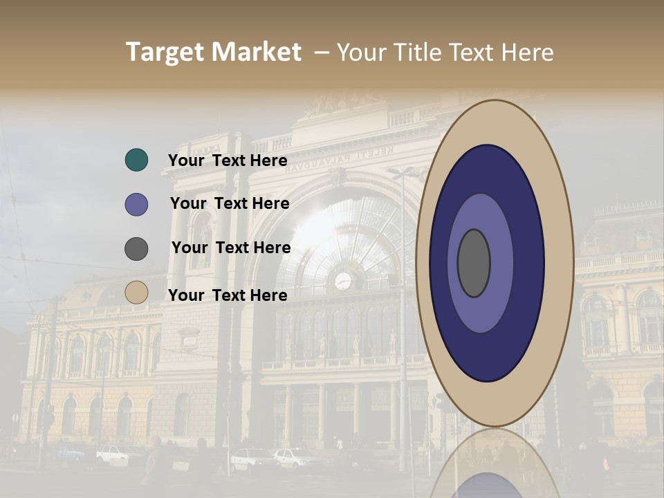 Keleti Railway Station In Budapest PowerPoint Template