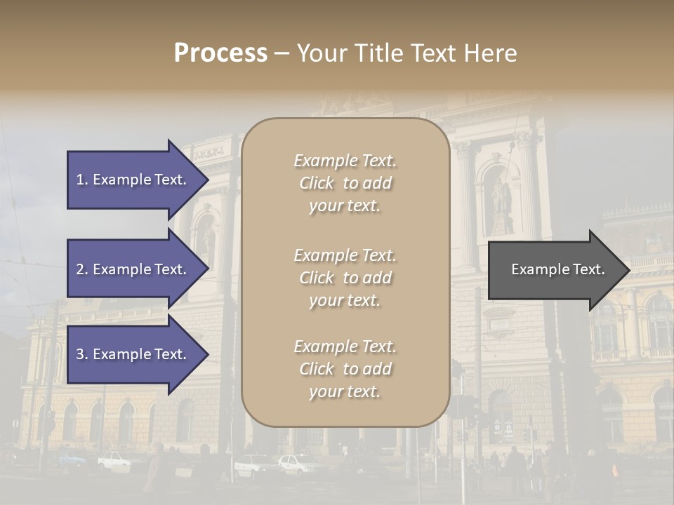 Keleti Railway Station In Budapest PowerPoint Template