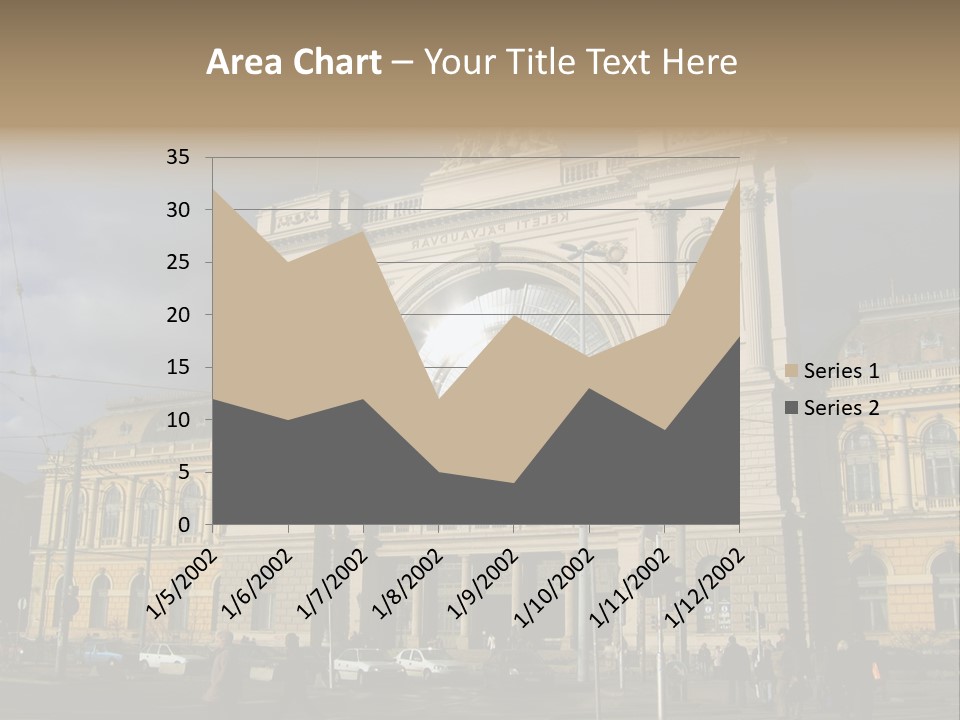 Keleti Railway Station In Budapest PowerPoint Template