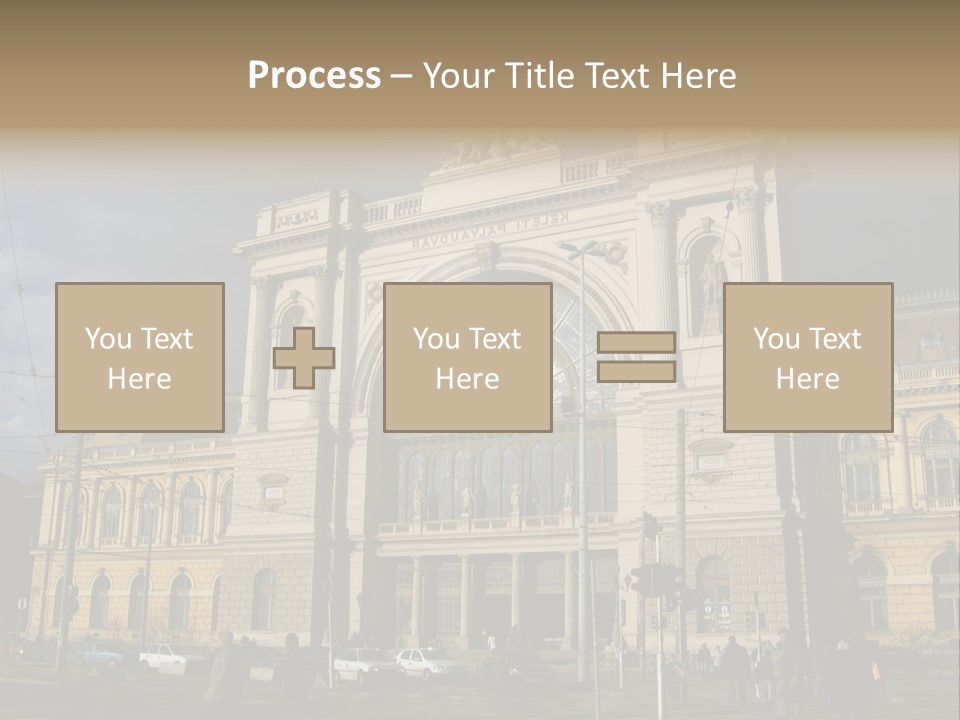 Keleti Railway Station In Budapest PowerPoint Template