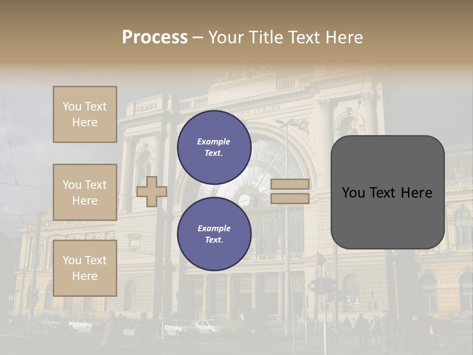 Keleti Railway Station In Budapest PowerPoint Template