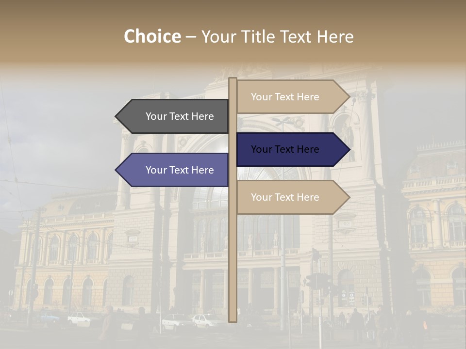 Keleti Railway Station In Budapest PowerPoint Template