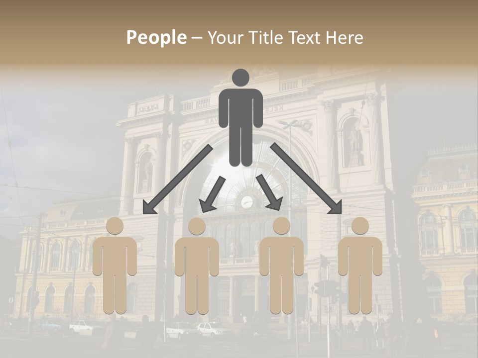 Keleti Railway Station In Budapest PowerPoint Template