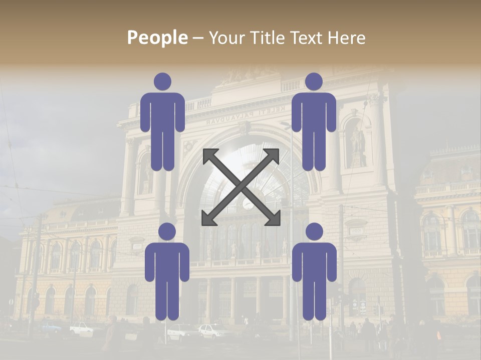 Keleti Railway Station In Budapest PowerPoint Template