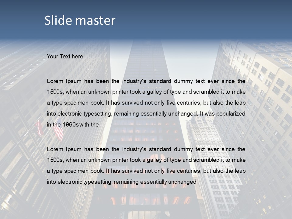 Private Jet PowerPoint Template