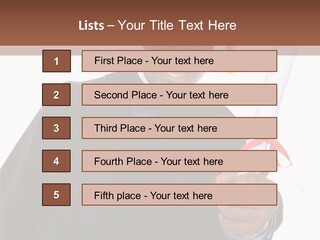 Handsome Young African American Man Holding Graduation Diploma PowerPoint Template