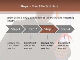 Handsome Young African American Man Holding Graduation Diploma PowerPoint Template